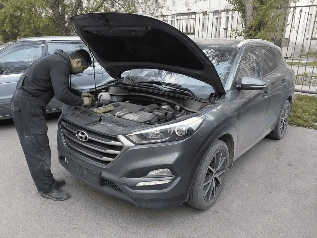 Диагностика системы зарядки Hyundai Tucson в Алматы